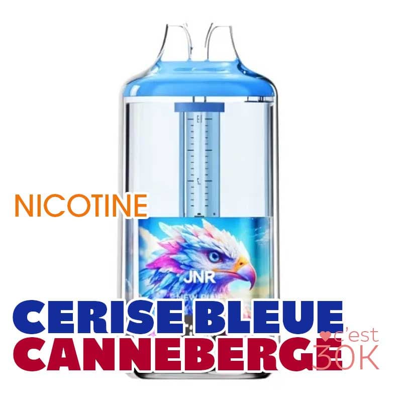 Blue Cherry Cranberry - Falcon Gem + - JNR - 30K Puffs