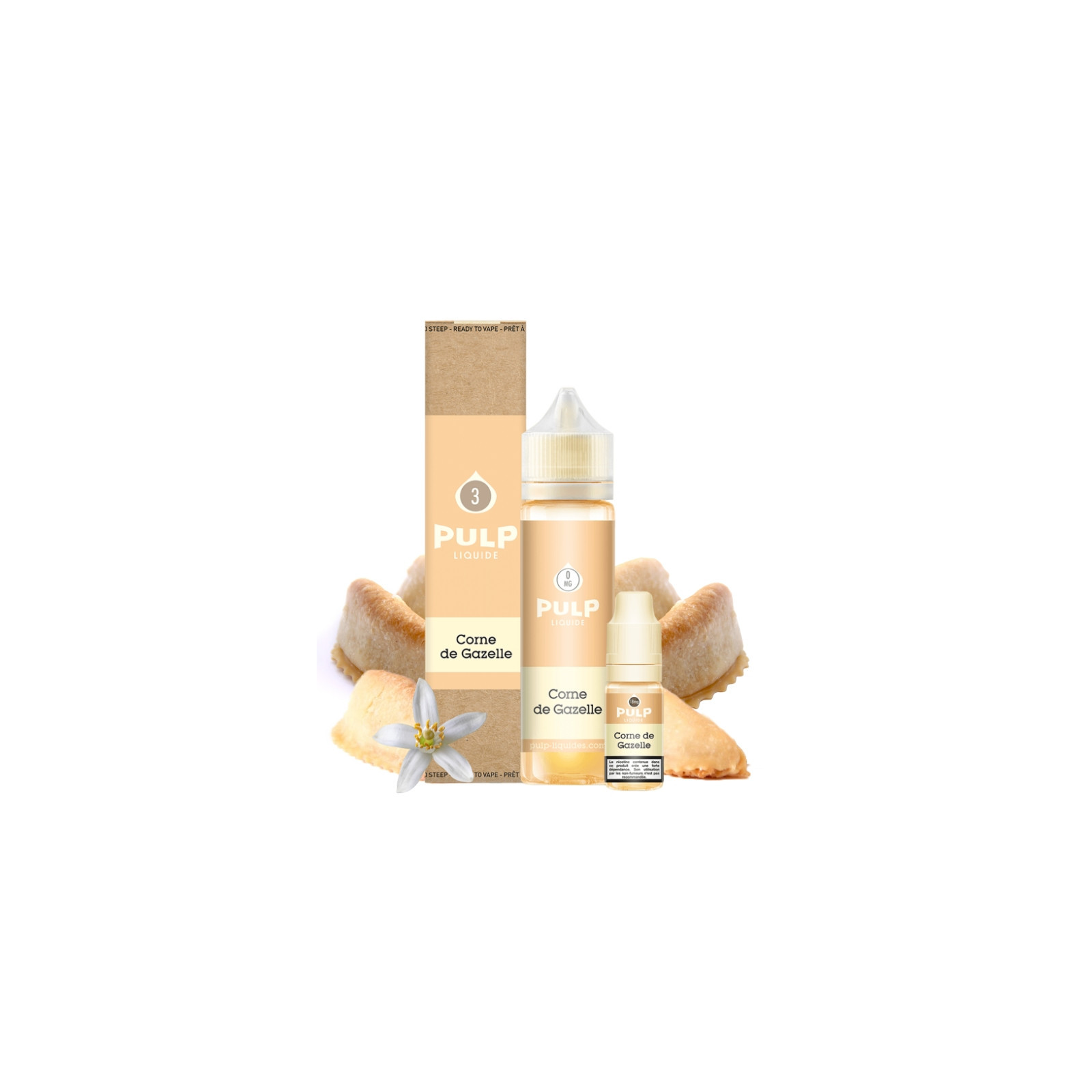 Corne de Gazelle 60 ml (Pack e-liquide + booster)
